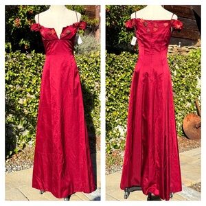 1990s Richard Tyler Couture corset evening gown